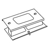 Legrand - Wiremold G3048R 3000® Series Rectangular Receptacle Cover